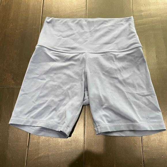 Lululemon Align High-Rise Biker Short 6" Oasis Blue Women's Size 6 - Picture 1 of 3